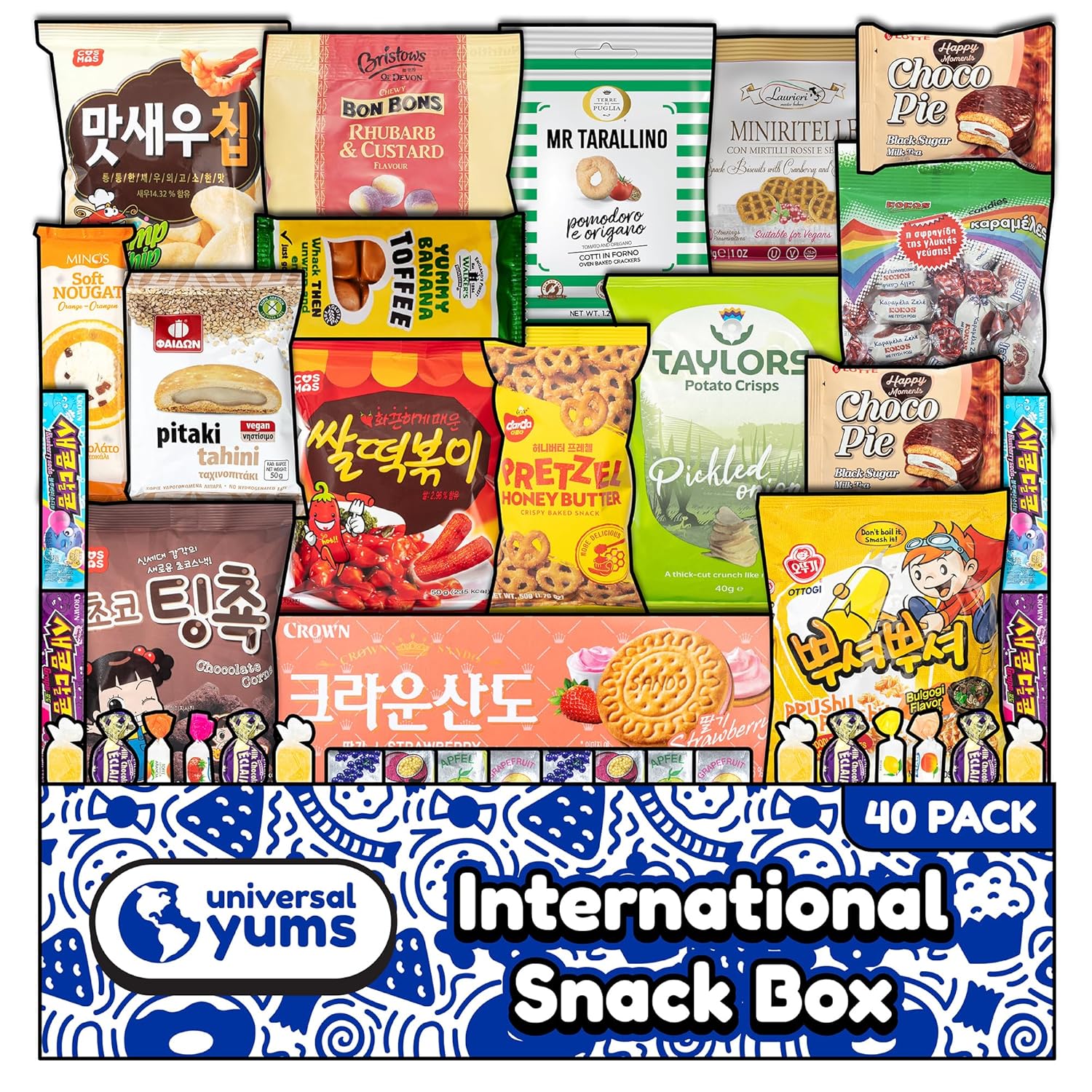 Universal Yums International Snack Box