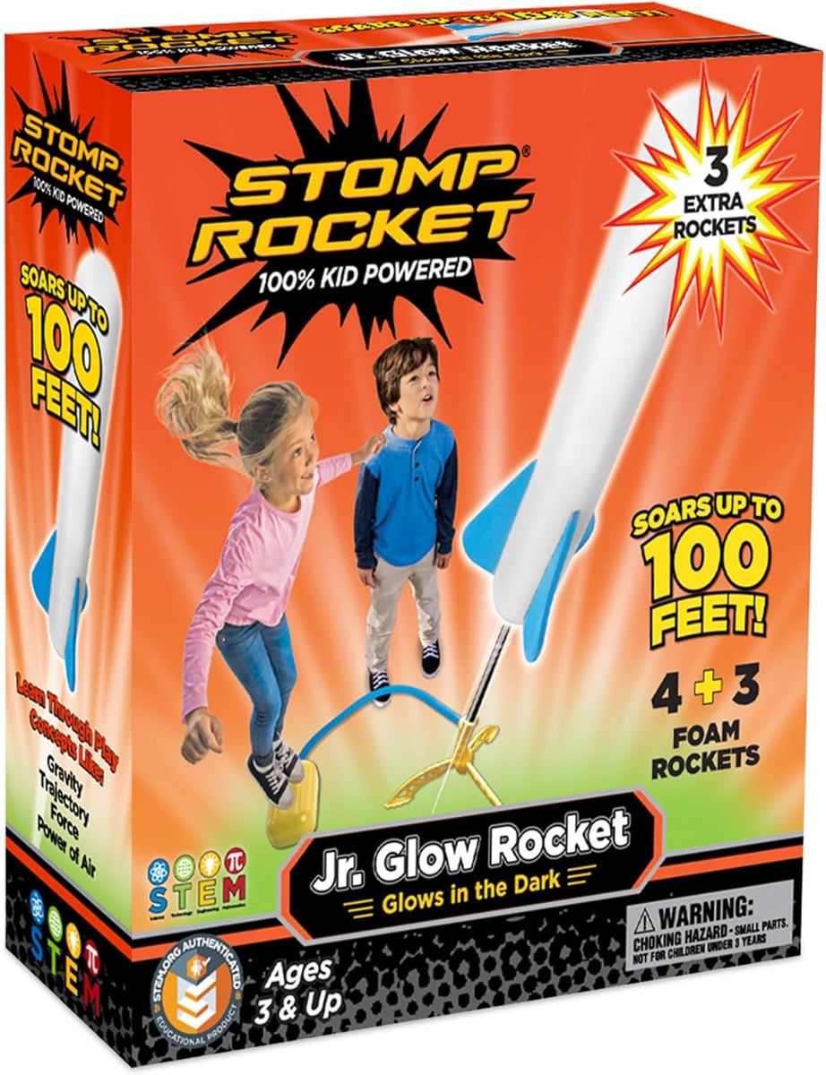 Stomp Rocket Jr. Glow (7-Rocket Bundle)