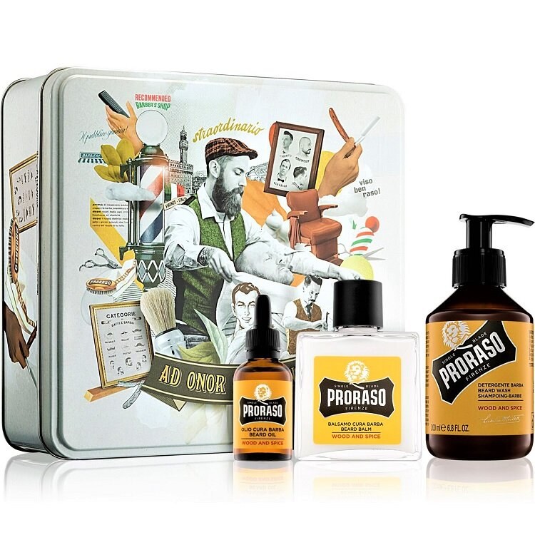 Набор Proraso Wood & Spice для ухода за бородой
