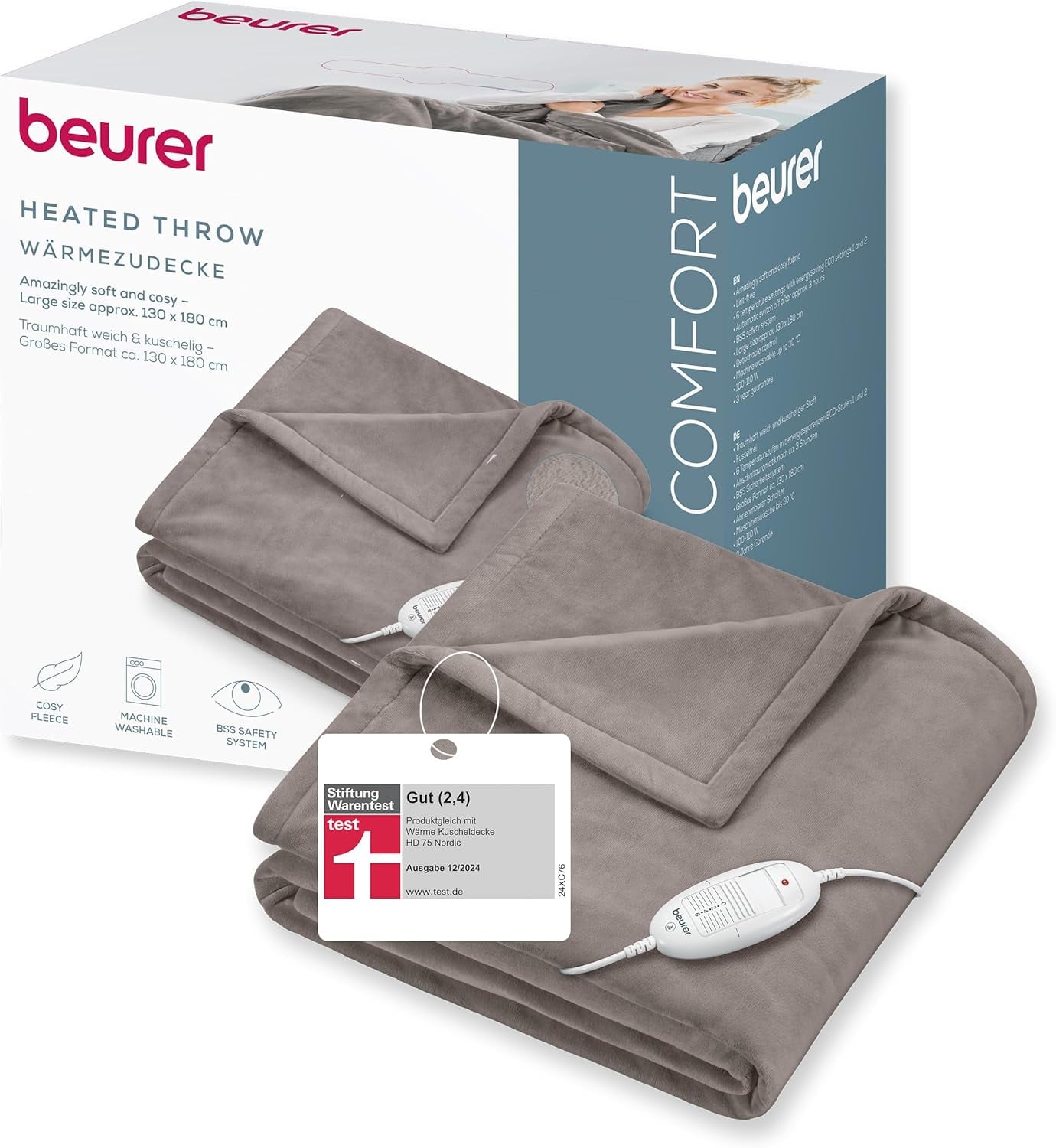Beurer HD75 koc grzewczy 180×130 cm