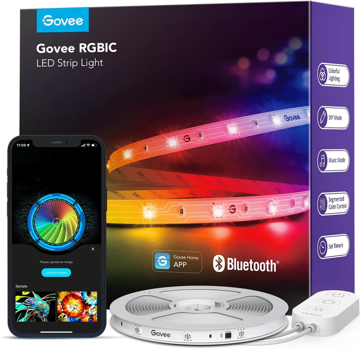 Govee RGBIC LED Strip Lights (16.4 ft)