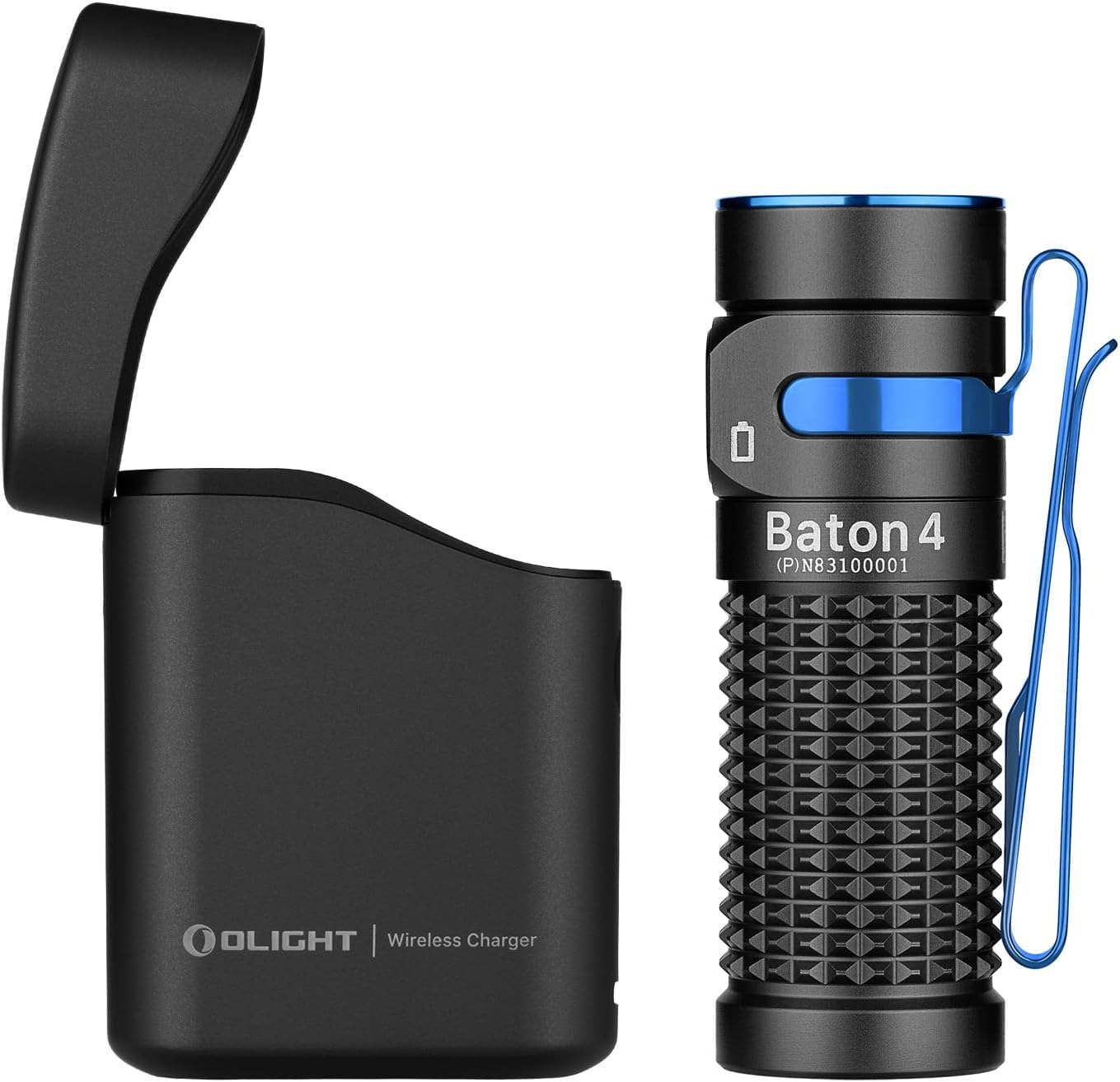 Olight Baton 4 Premium Edition — EDC-Taschenlampe mit Ladecase