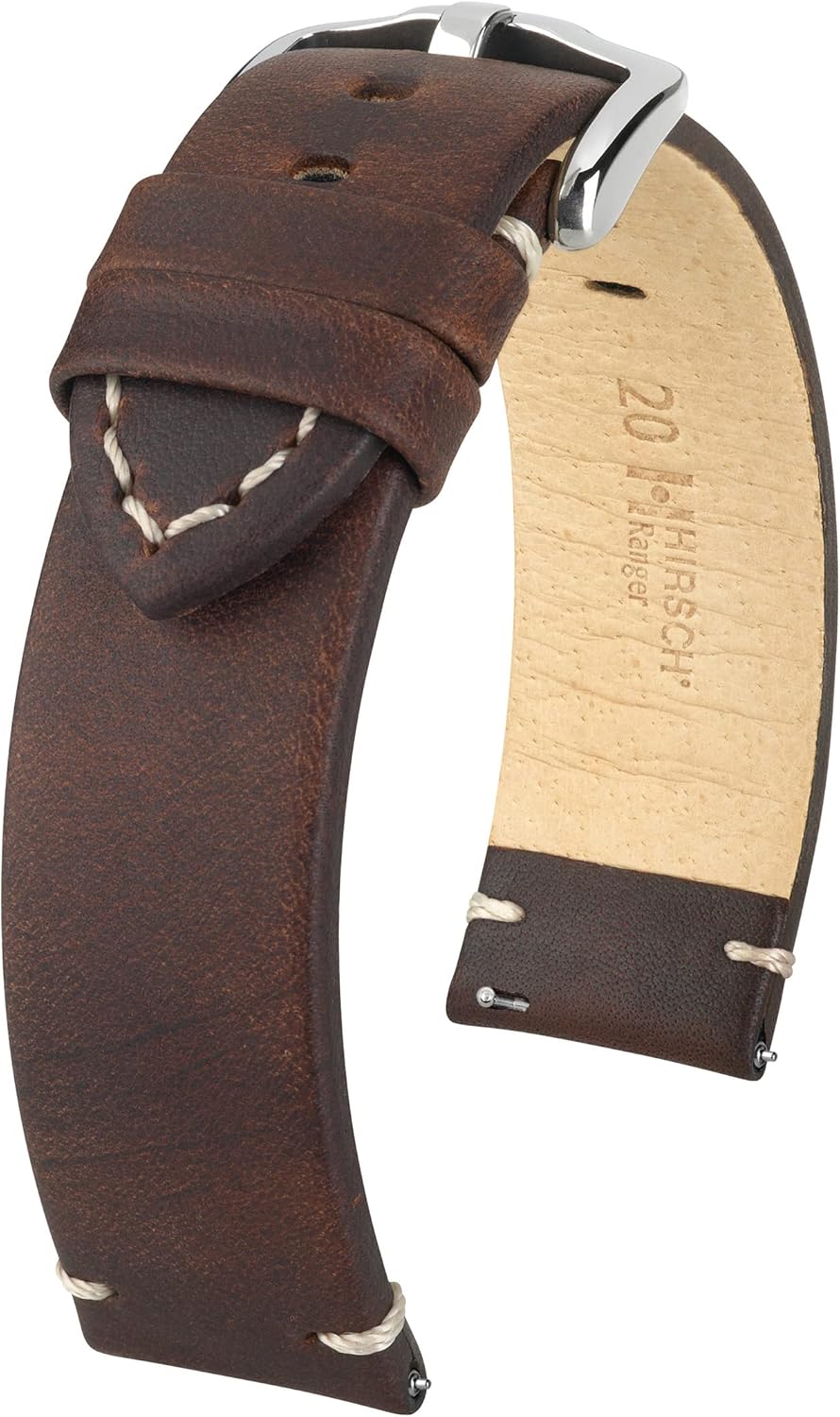Hirsch Ranger Kalbsleder-Armband 20mm