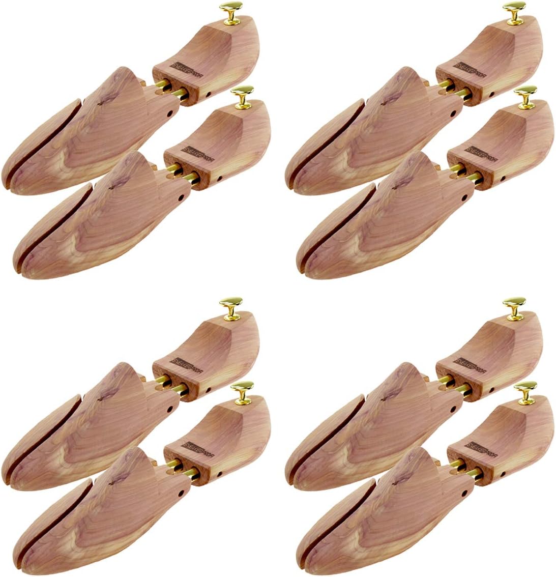 Sneakerprofi Schuhspanner Zedernholz (4 Paar)