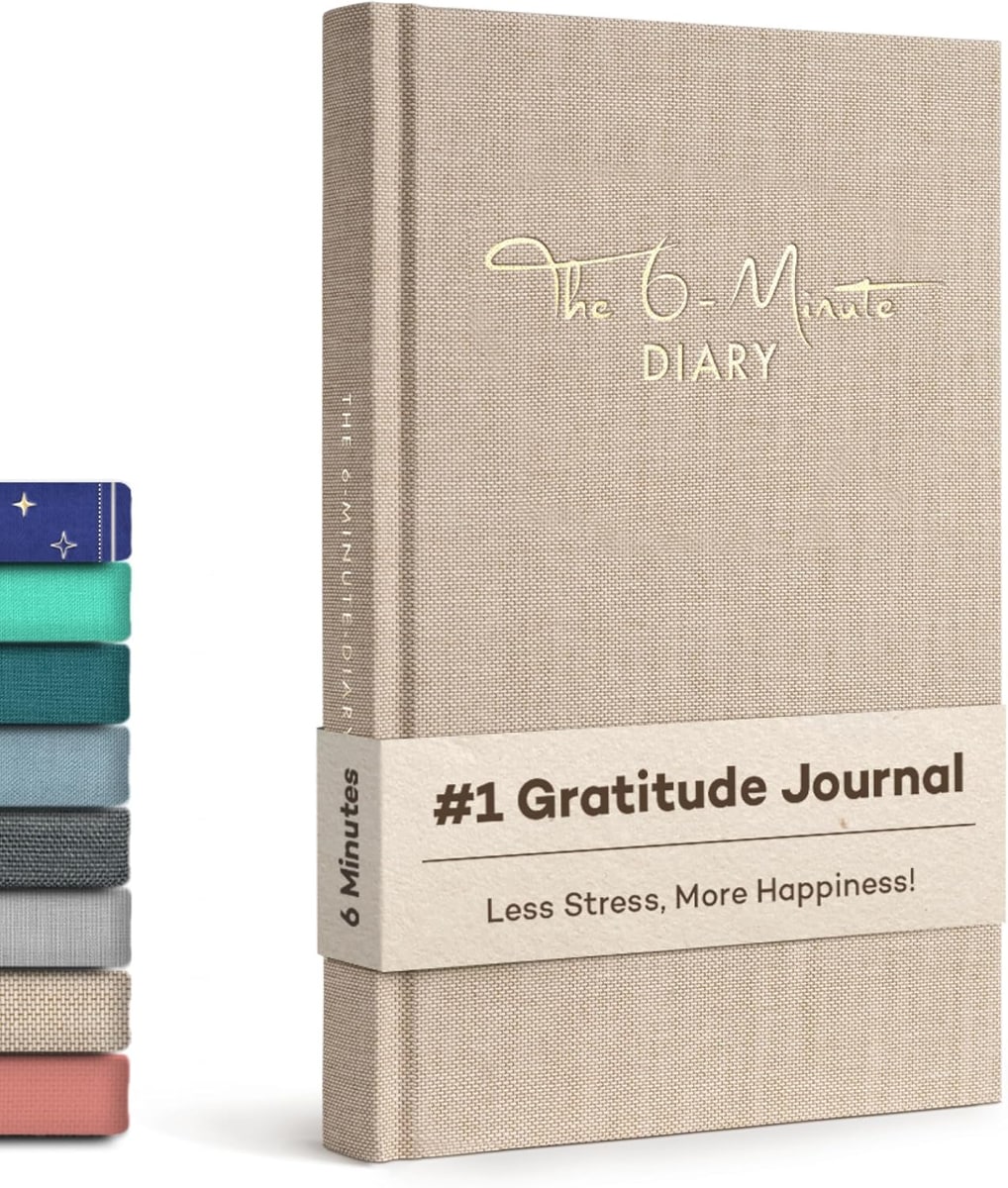 Das 6-Minuten-Tagebuch — Achtsamkeits- & Dankbarkeitsjournal